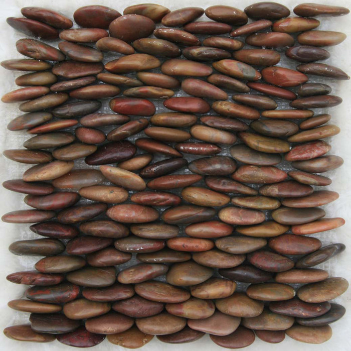 erect pebble tiles